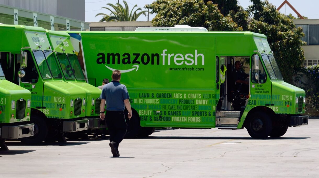 Amazon Fresh Delivery Van. Credit: Kevork